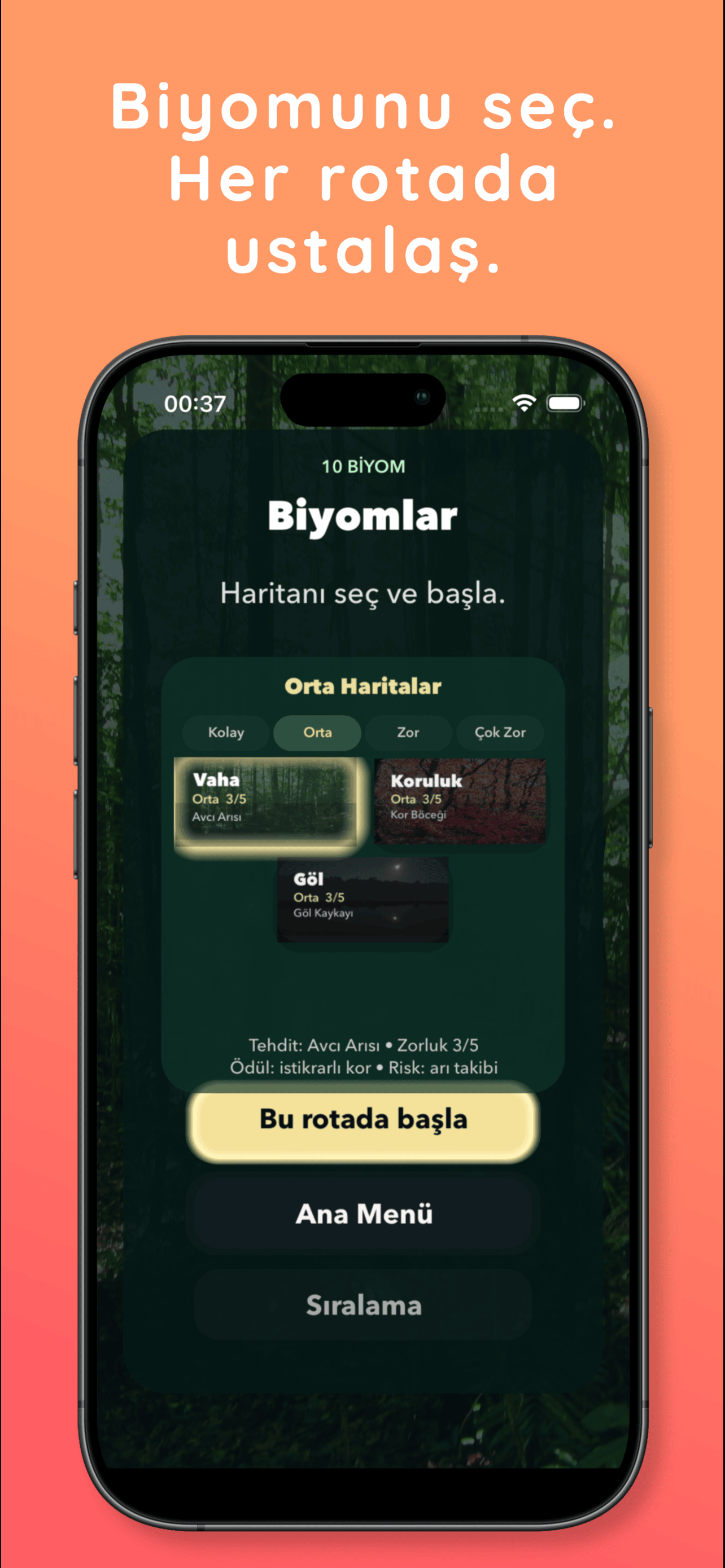 Keep on Fire sıralama ekran görüntüsü